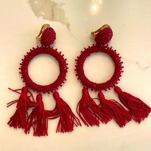 Oscar de la renta earrings
